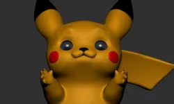 Pikachu for printing on a 3D printer 3D model
