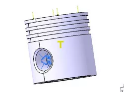 Piston Head Generative Structural and Thermal Analysis in CATIA V5