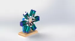 Pneumatic 6 Cylinder Radial Engine