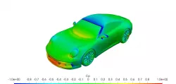 Porsche 911 carrera S solid for CFD or 3D printing 3D model