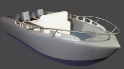 Recreational Boat 3D model