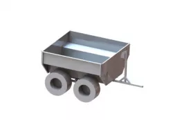 Remorque de quad à débarder - skidding trailer