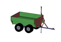 remorque à débusquer de quad V2 - skidding trailer