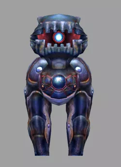 robot dog Low-poly 3D model