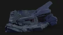 Rocks pack Low-poly 3D model