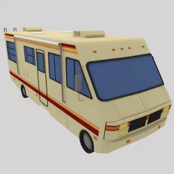 RV - Low Poly Low-poly 3D model