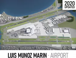 San Juan Aeropuerto Internacional Luis Munoz Marin Airport - SJU Low-poly 3D model