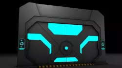 Sci Fi Door  3D model