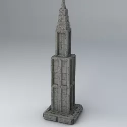 Sci Fi Shapes - Dystopia Building 6 Low-poly 3D model