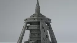 Sci Fi Shapes - The Empire Low-poly 3D model