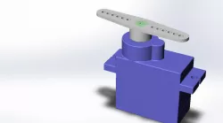 Servo Motor Design In solidworks- By MD RASHID