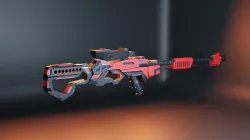 SiFi Gun Low-poly 3D model