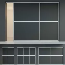 Sliding door  Partition Case-compartment  5 3D model