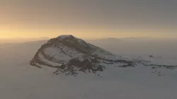 snow mountain hill terrain sci-fi landscape 3D model
