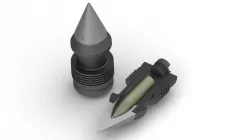 Soviet BR-271P 57mm high-speed tracer armor-piercing ammunition