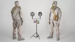 Soviet Liquidator of nuclear accident of Chernobyl 58 Low-poly 3D model