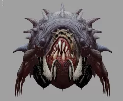 spider  monster Low-poly 3D model