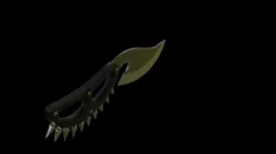  STALLONE COBRA KNIFE 3D model