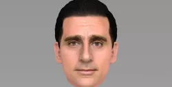 Steve Carell 3D model