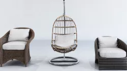 Straw Furniture Outdoor 3D model