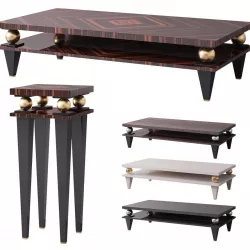 Table set KORP by Capital Collections 3D model