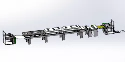 The full-automatic UV glazing machine
