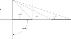 The Three Square Geometry Problem