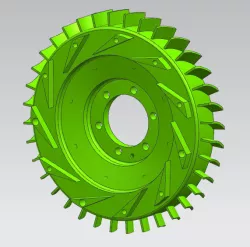 Turbojet Engine Part - Compressor