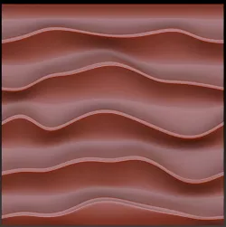 Wall 3d panel Sea 3D model