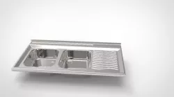 washing dishes sink sheet metal 2