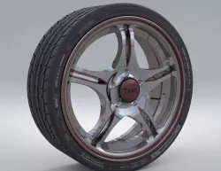 WHEEL (tyre & rim)