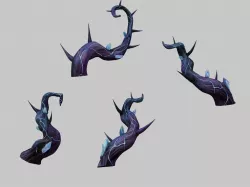 Witch Chalet - Plant Tentacles 3D model