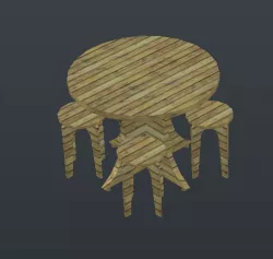 Wood table