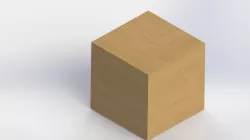 Wooden Cube Block