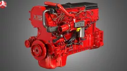 X15 Heavy Duty Truck Engine - 6 Cylinder Diesel Engine 3D model