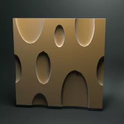 3d panel Cheez 3D model