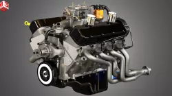 427 Engine - V8 Muscle Car Engine  3D model