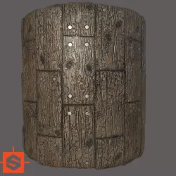 Aged Wood  3D model