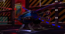 Aircraft and aircraft space station 3D model