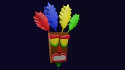 Aku aku - crash 3D model
