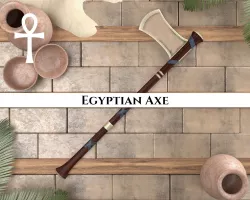 Ancient Egyptian Axe Low-poly 3D model