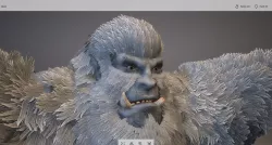 Animal Game-ready - Yeti 3D model