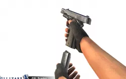 Animated Arm with M1911 Pistol Lowpoly 3D Model Low-poly 3D model