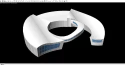 Architecture Project 177 - Museum  skp 3Dcad dwg not complete 3D model