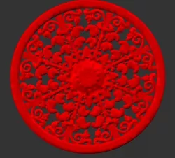 artcam round design 53 3D model