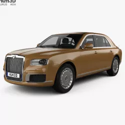 Aurus Senat sedan 2018 3D model