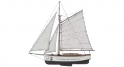 Authentic Models Classic 1930s Yacht Low-poly 3D model