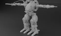 Avatar AMP suit Exoskeleton Robot Low-poly 3D model
