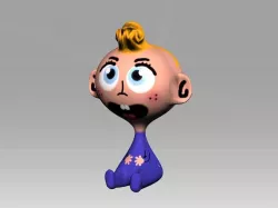 Baby boy toy 3D model