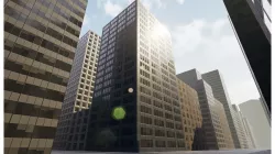 Backgorund Buildings Low-poly 3D model
